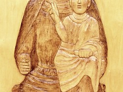 Madona Žitného ostrova, kópia reliéf