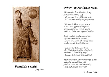 Svätý František z Assisi Svetloslav Veigl |